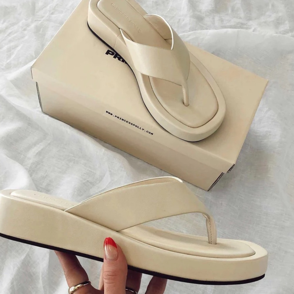 Princess Polly TAMPA SANDALS BEIGE
